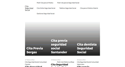 Desktop Screenshot of citaseguridadsocial.com